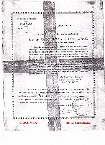 1 GUERRE 14-18 MON PERE RUIZ JUAN JOSE 5 Ministere de la guerre 